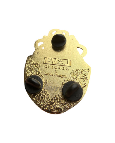 Cyborg Overload Pin - Gold