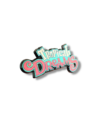 Tropical Dreams Pin - Pink And Blue
