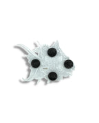 Fish Pin - White