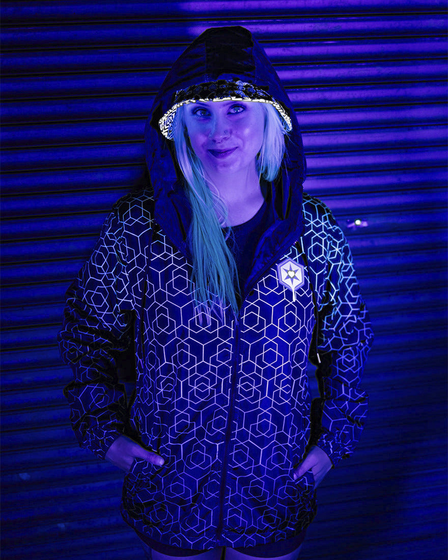 Geo Sublimated Rain Coat Main image