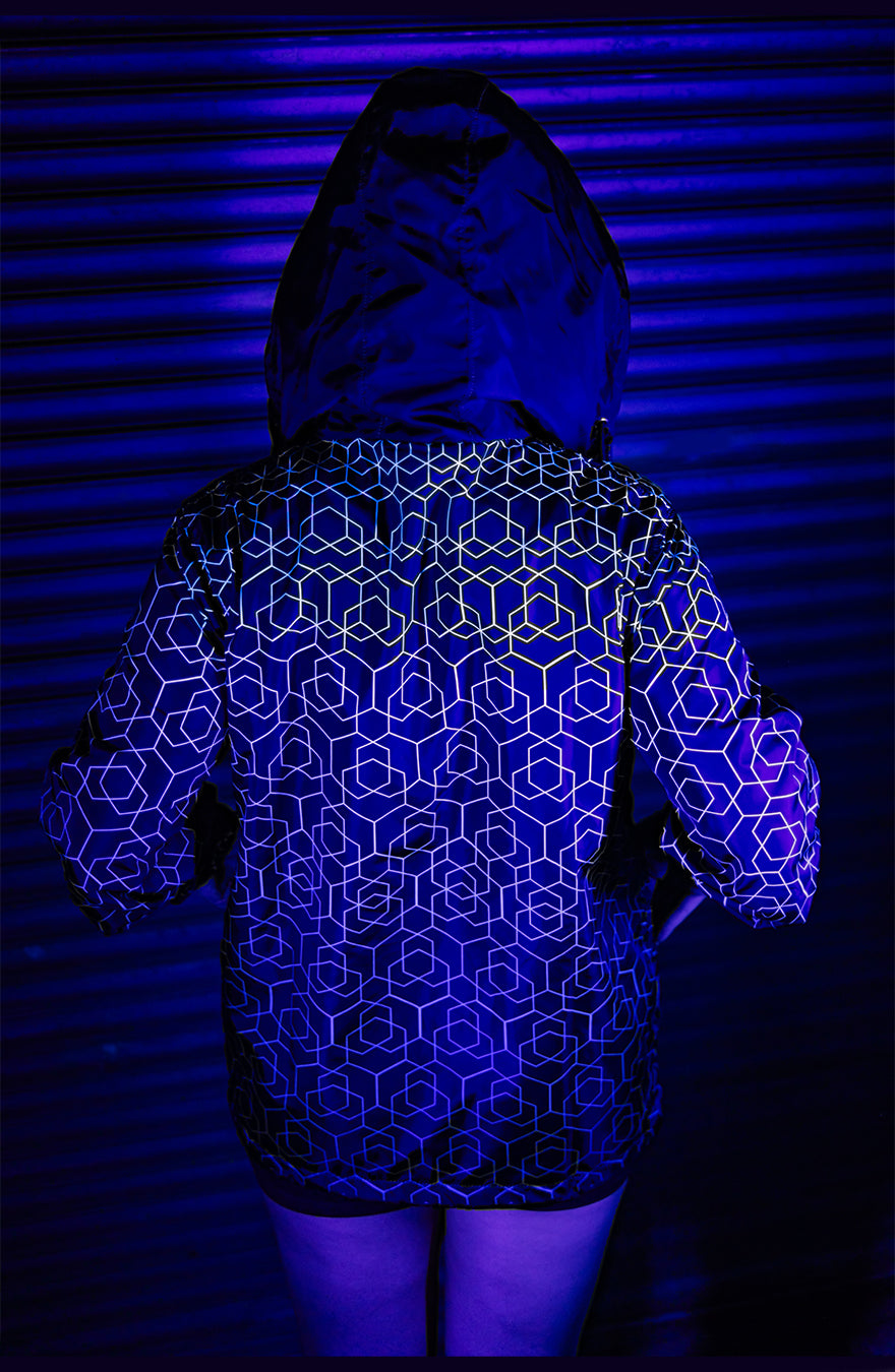 Geo Sublimated Rain Coat