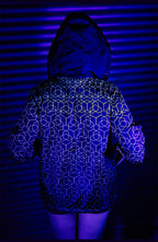 Geo Sublimated Rain Coat