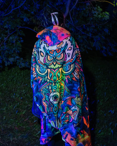 Midnight Guardian Hooded Blanket