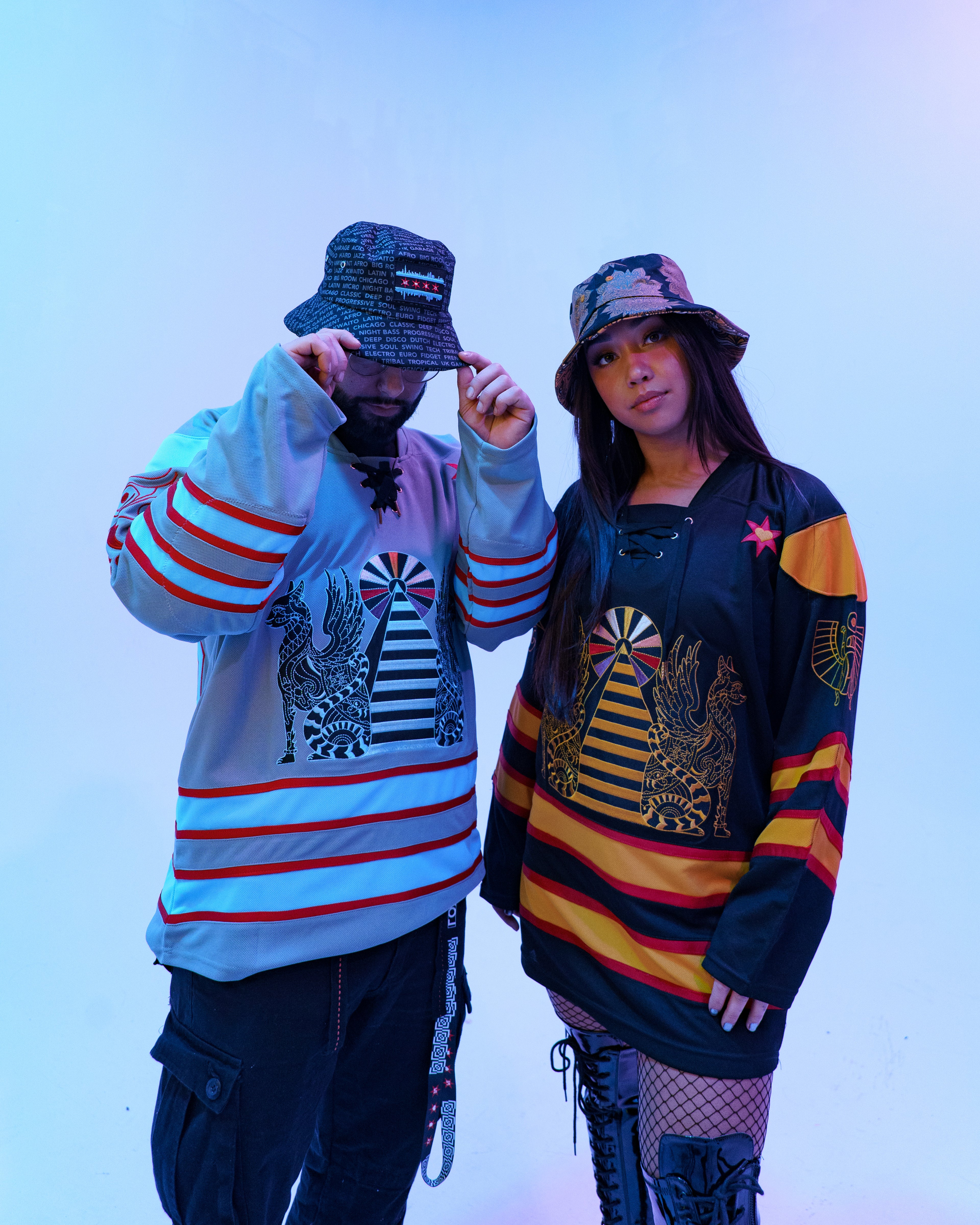 Bastet Amulet Hockey Jersey BLK/GLD