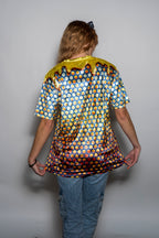 Robotic Wasp Crushed Velvet T-Shirt