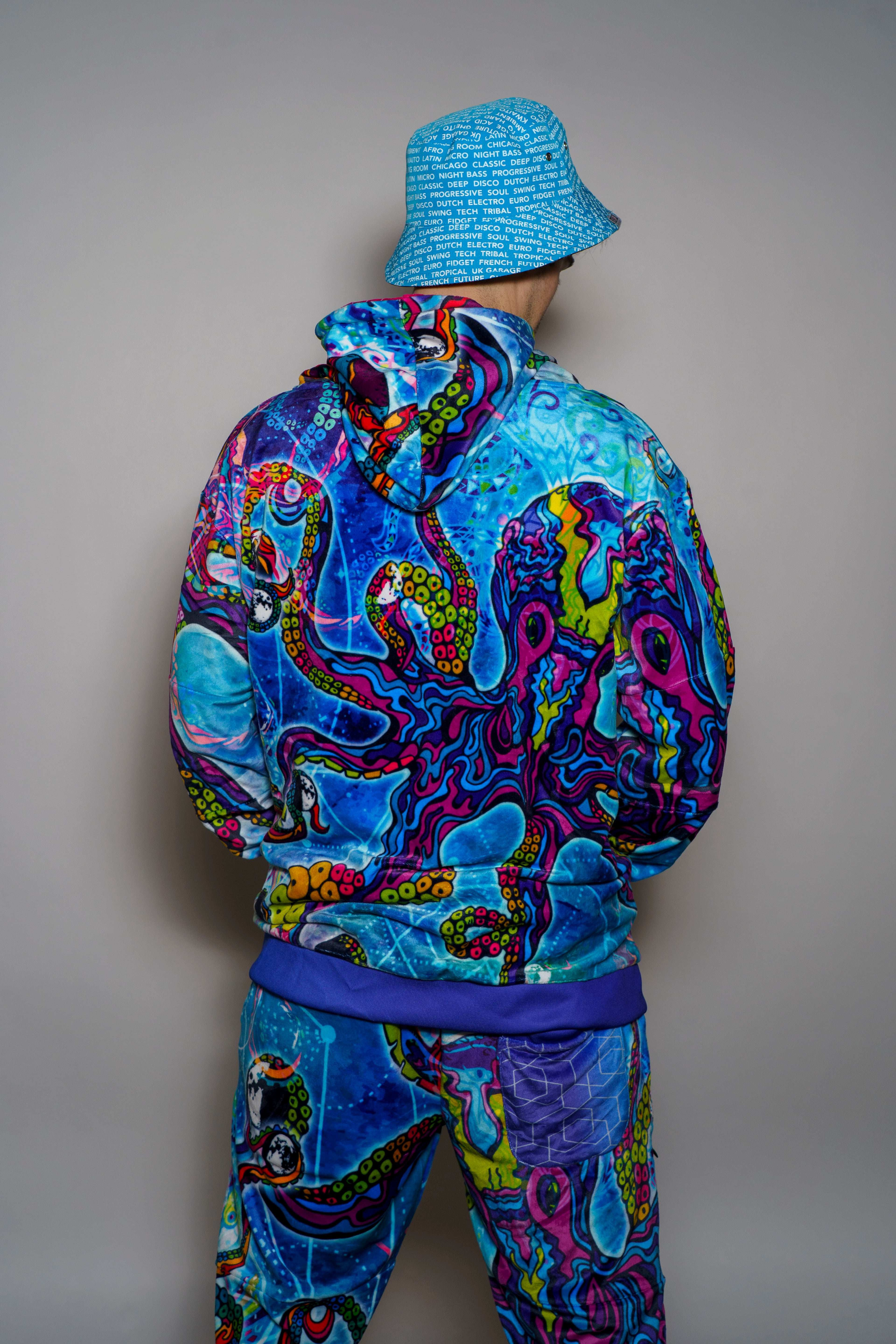 Cosmic Octopus Velour Pants