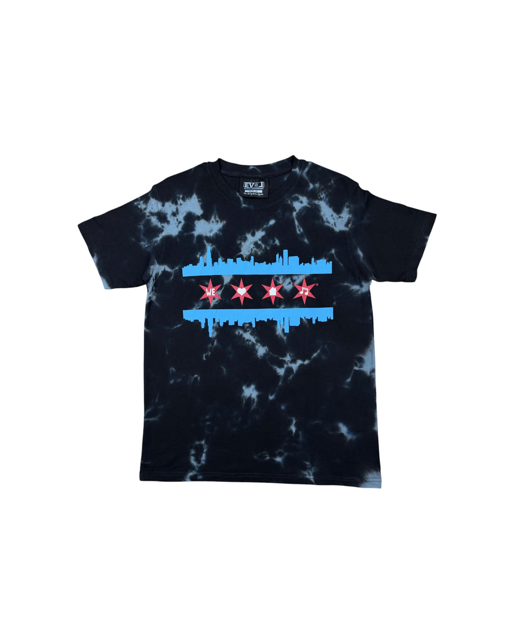 We Love House Music Tie Dye V2 Cotton T-Shirt