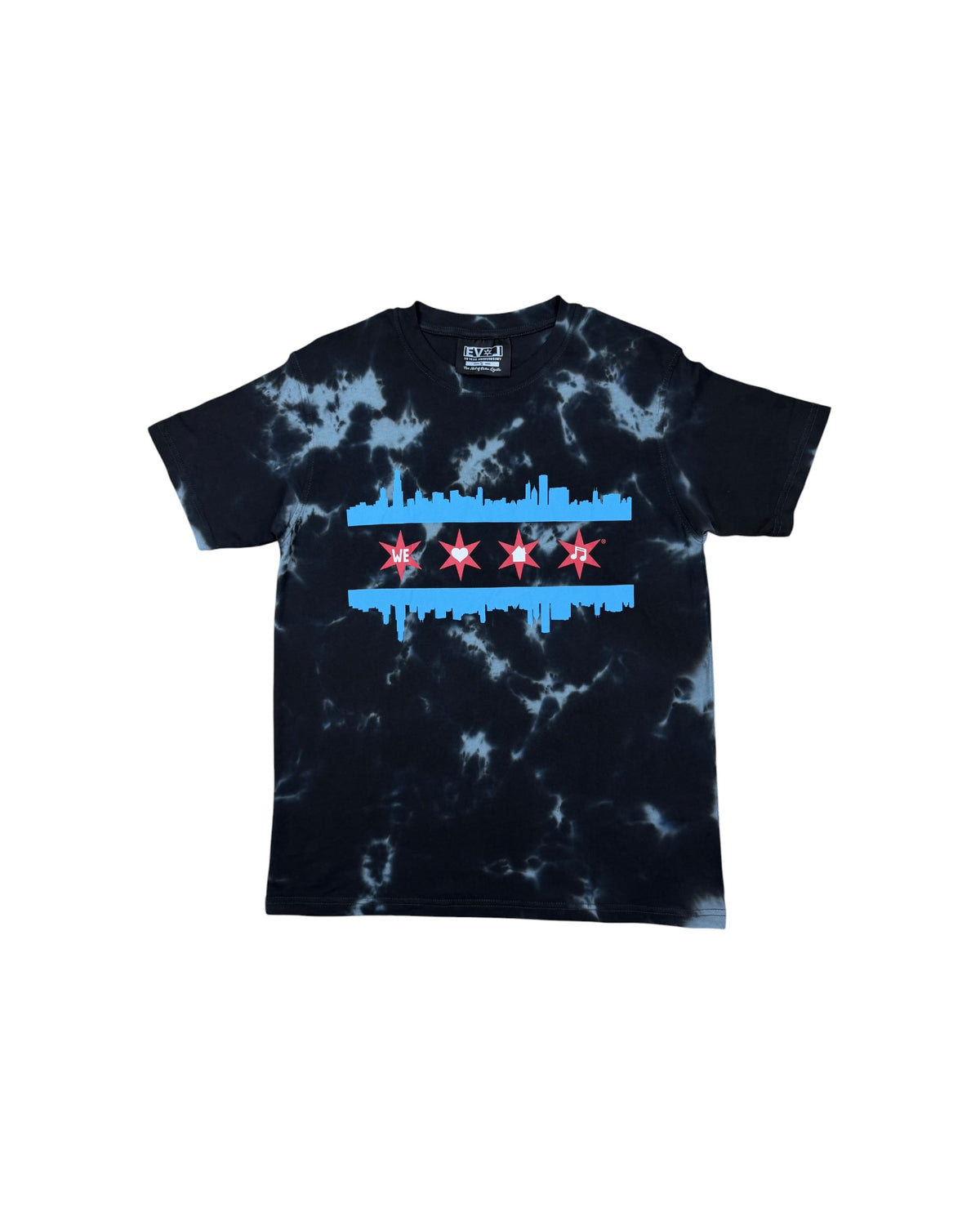 We Love House Music Tie Dye V2 Cotton T-Shirt