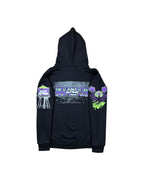 EVOL Graffiti Cotton Zip-Up Hoodie
