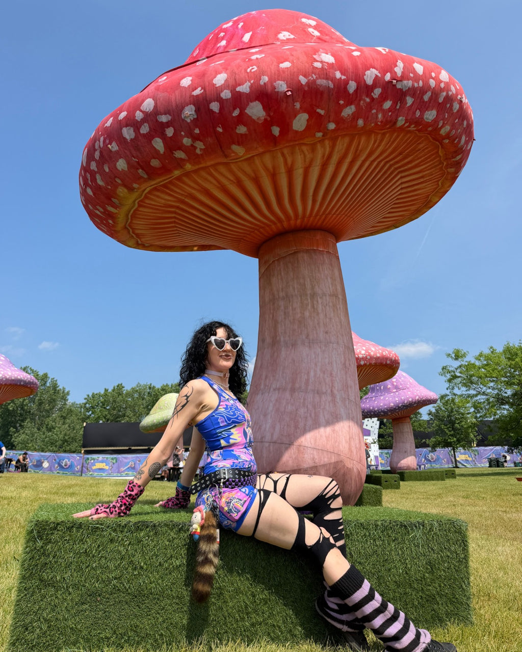 Bass Fairy Sublimated UV Crop Top