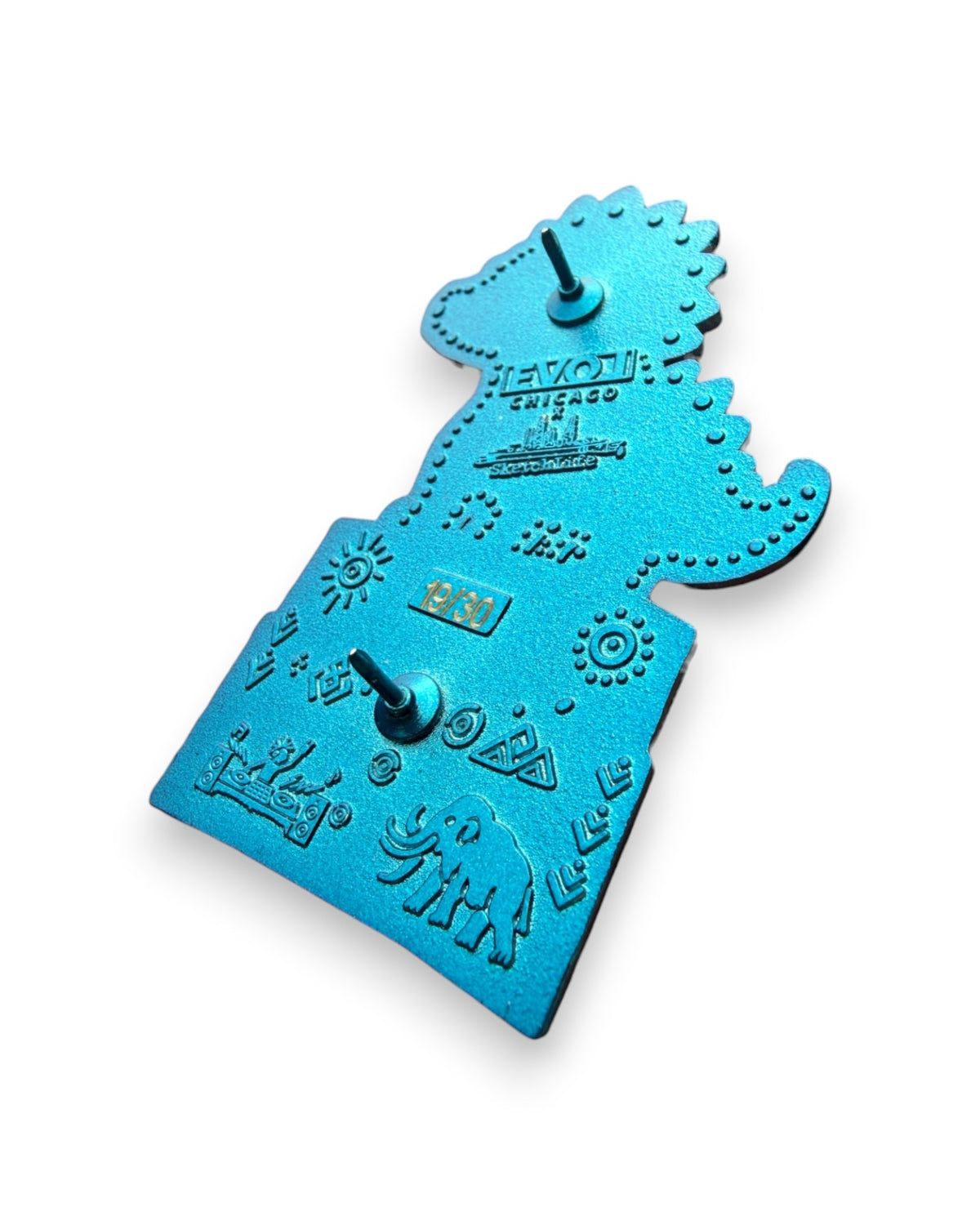 Dinotronics Pin - Blue