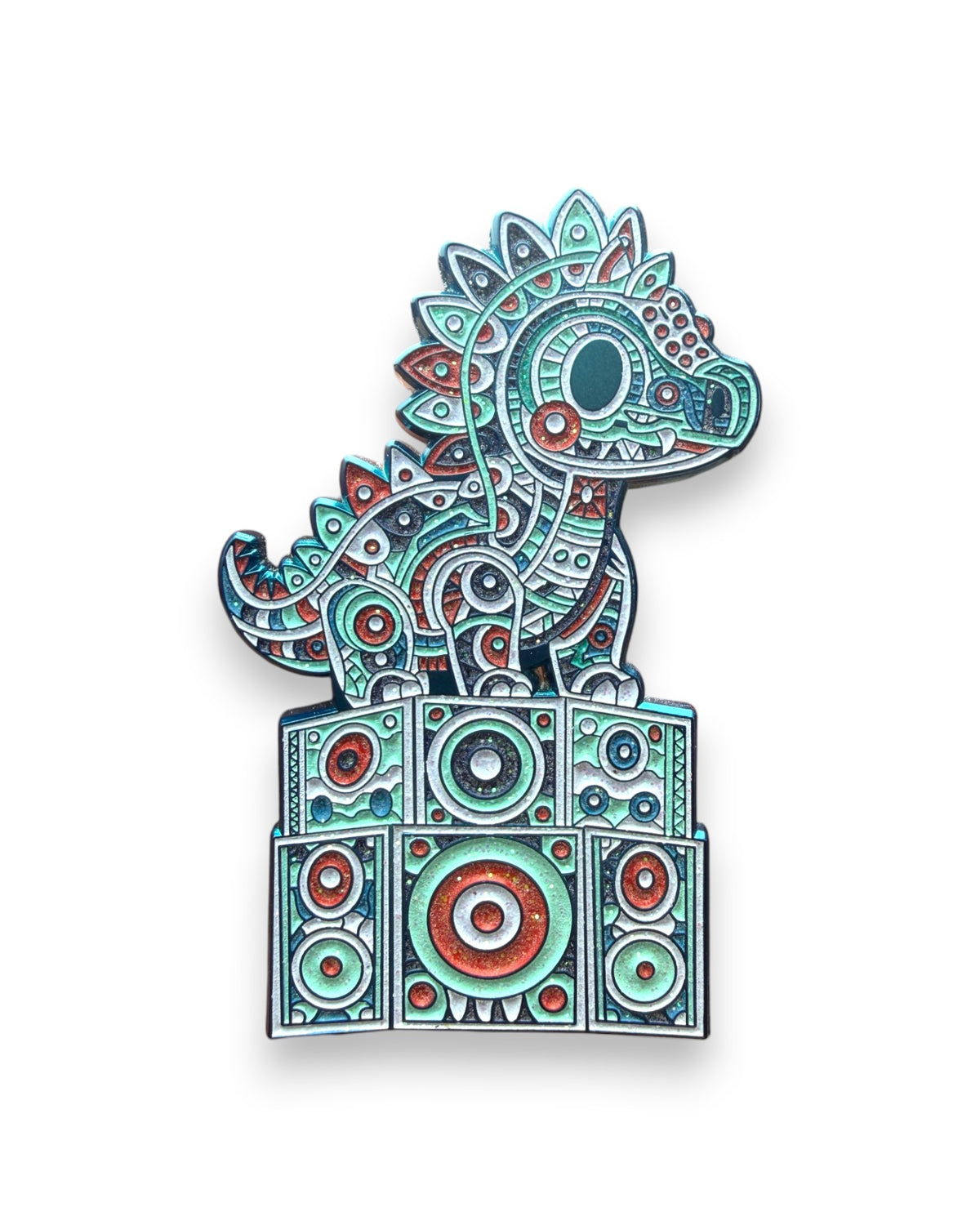 Dinotronics Pin - Blue