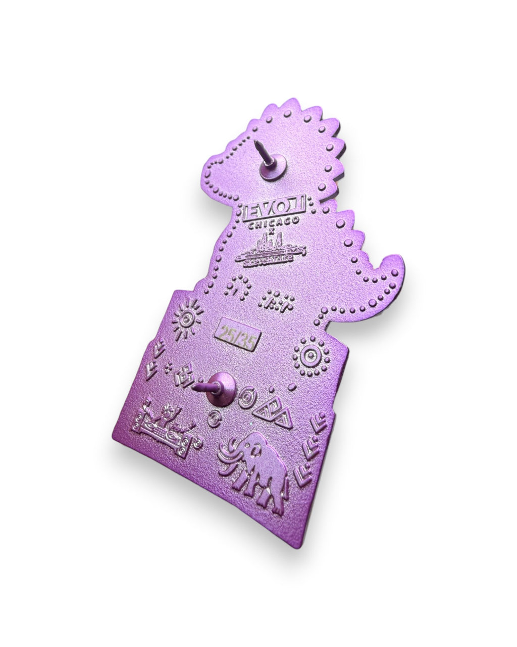 Dinotronics Pin - Purple