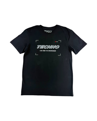 Techno Underground Cotton T-Shirt