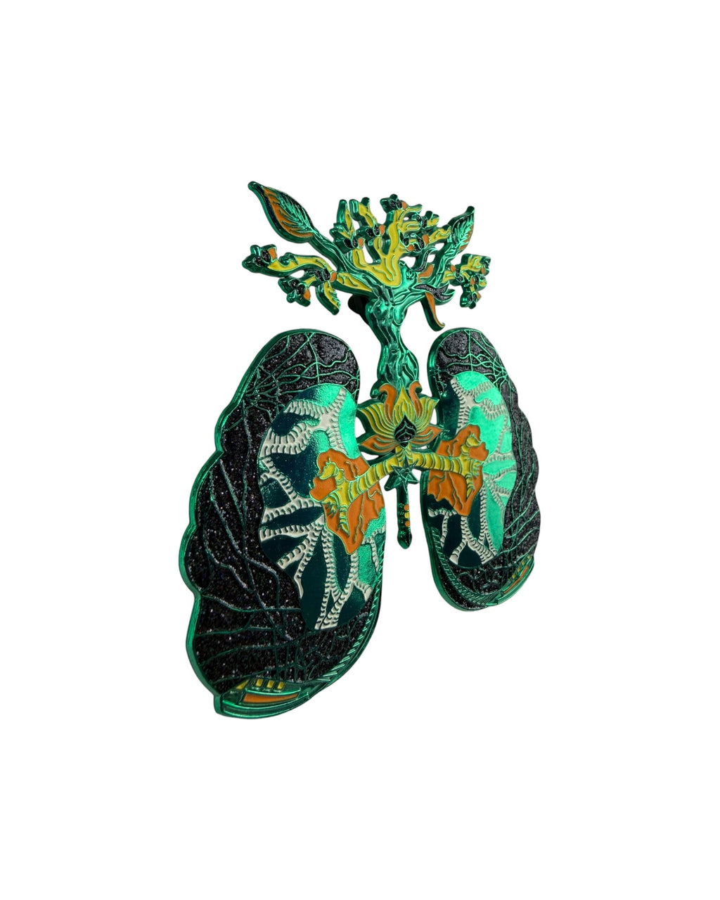 Breath Of Fresh Air Pin - Green Anodized