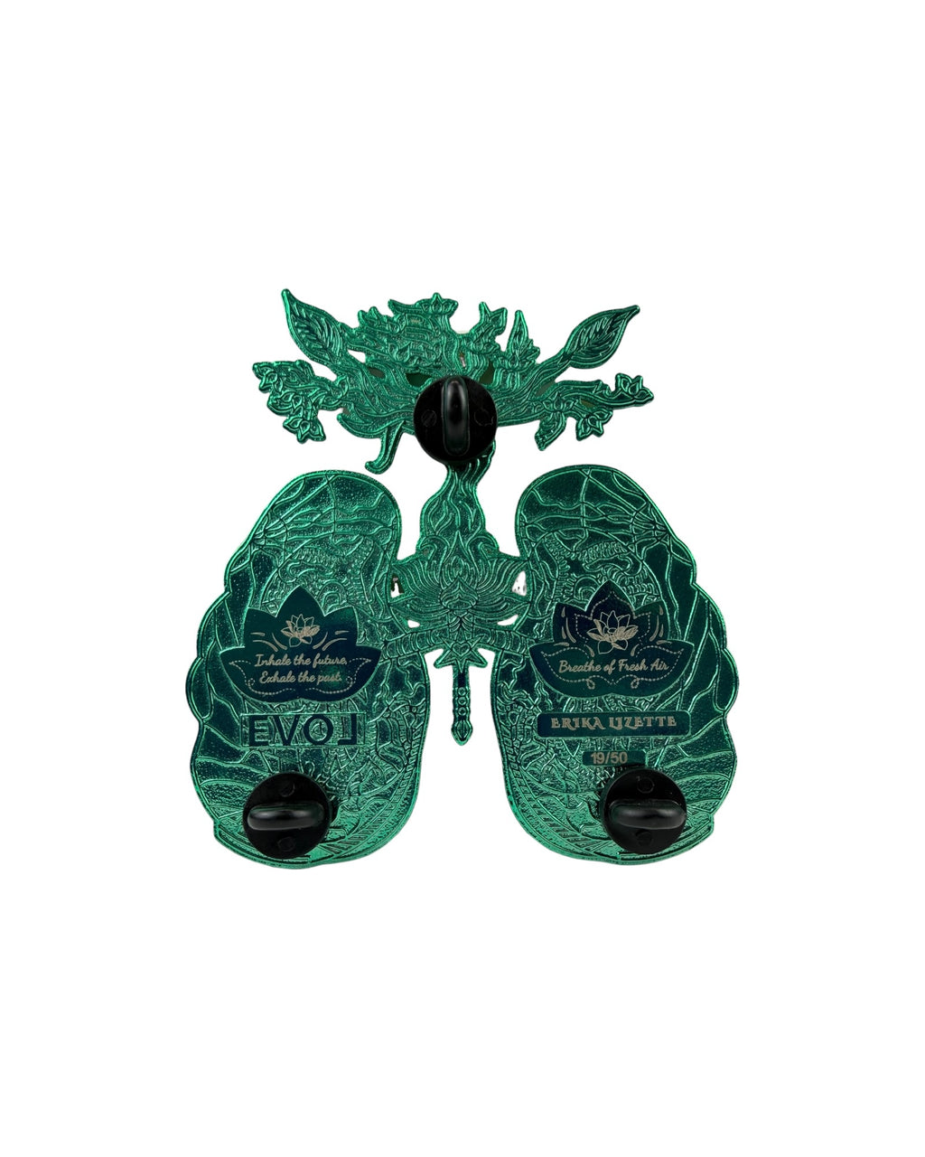 Breath Of Fresh Air Pin - Green Anodized