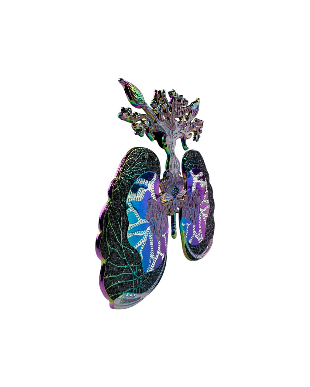 Breath Of Fresh Air Pin - Rainbow Anodized