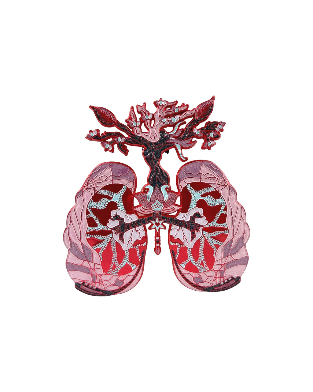 Breath Of Fresh Air Pin - Red Anodized