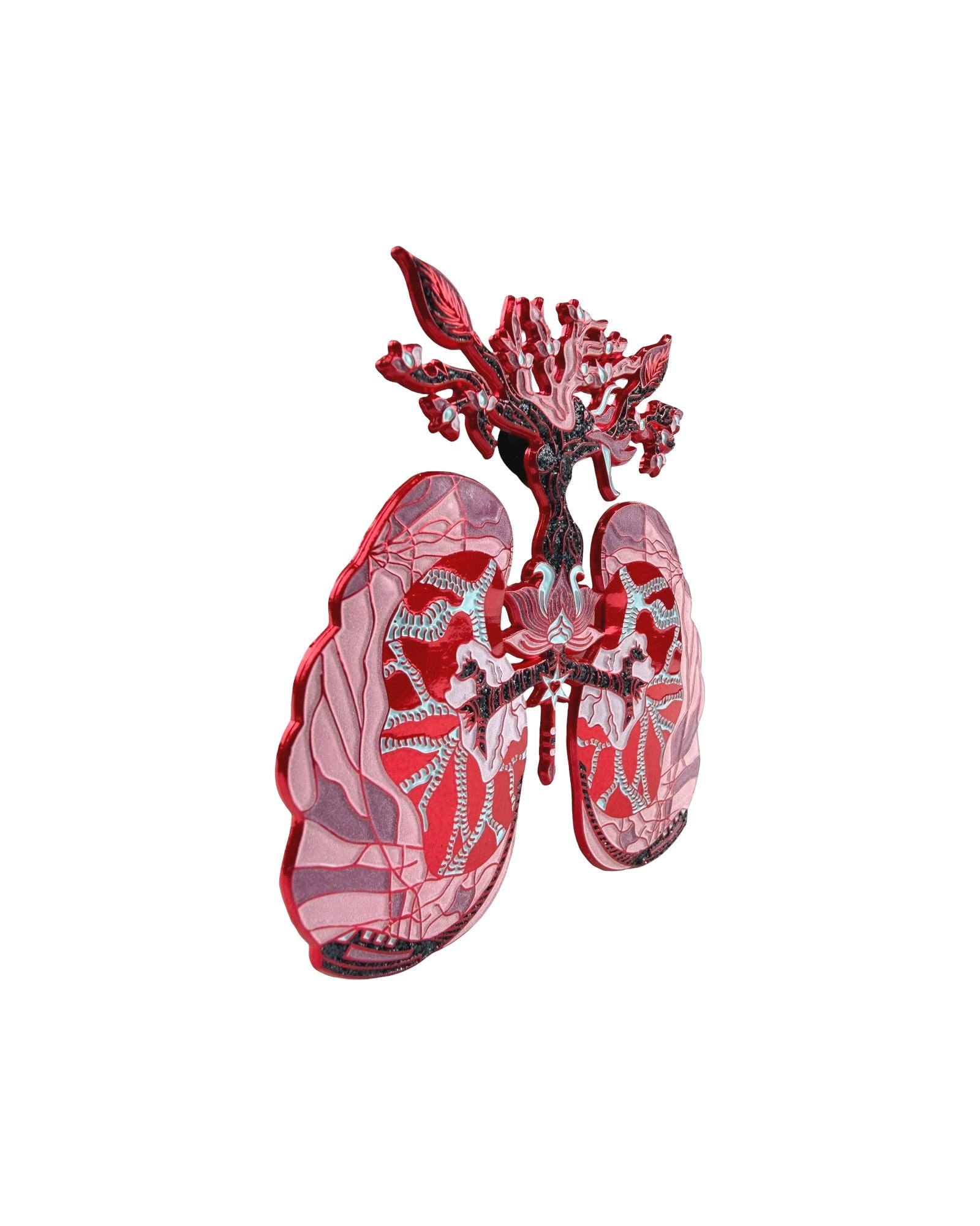 Breath Of Fresh Air Pin - Red Anodized