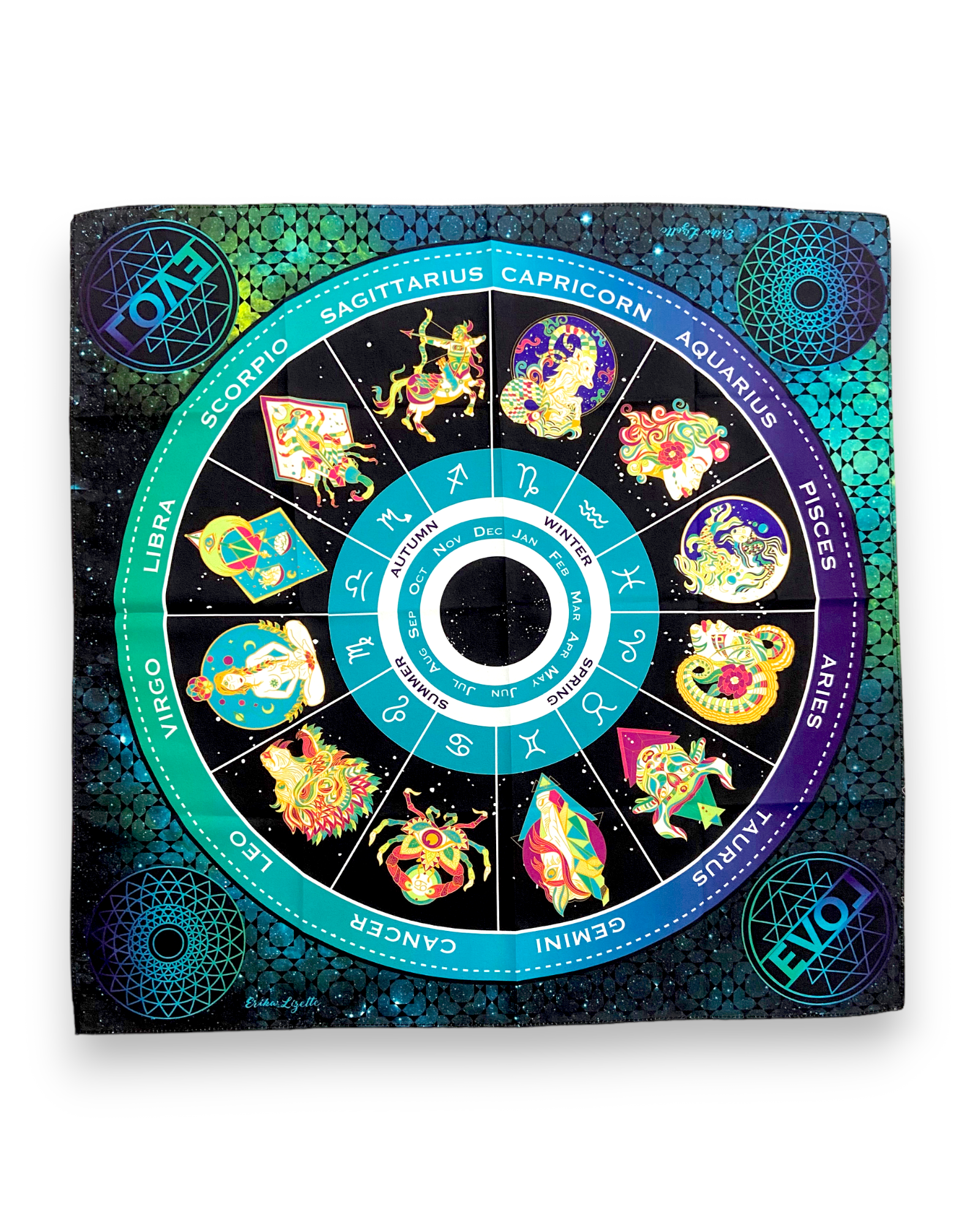 Zodiac Wheel Bandana Main image