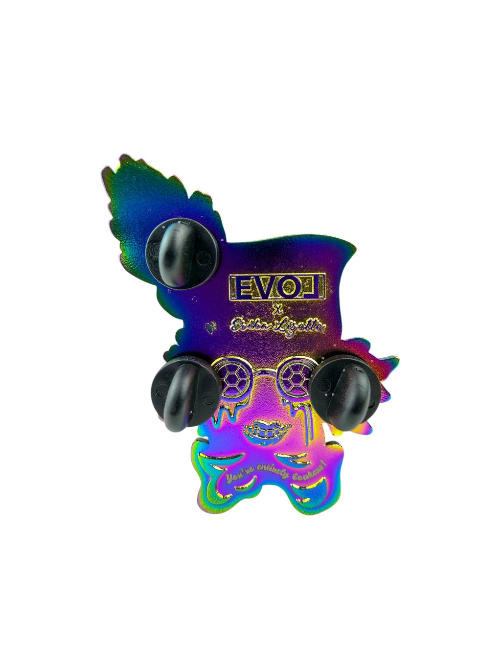 Madhatter Pin - Rainbow Anodized