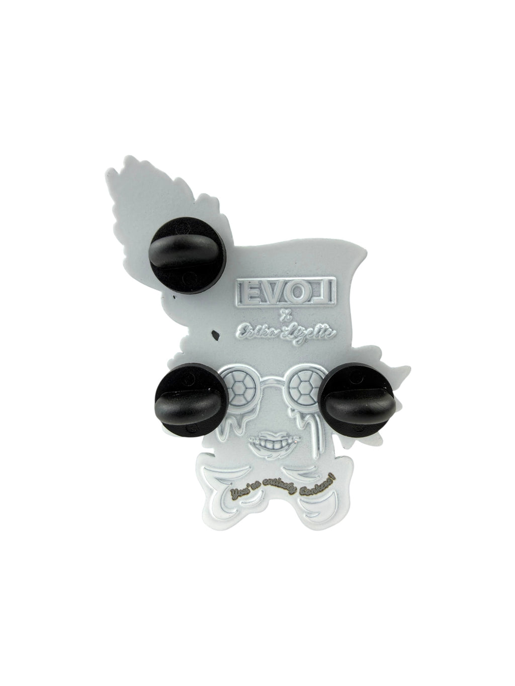 Madhatter Pin - White