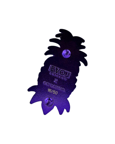 Third Eye Pineapple Pin - Purple Anodized