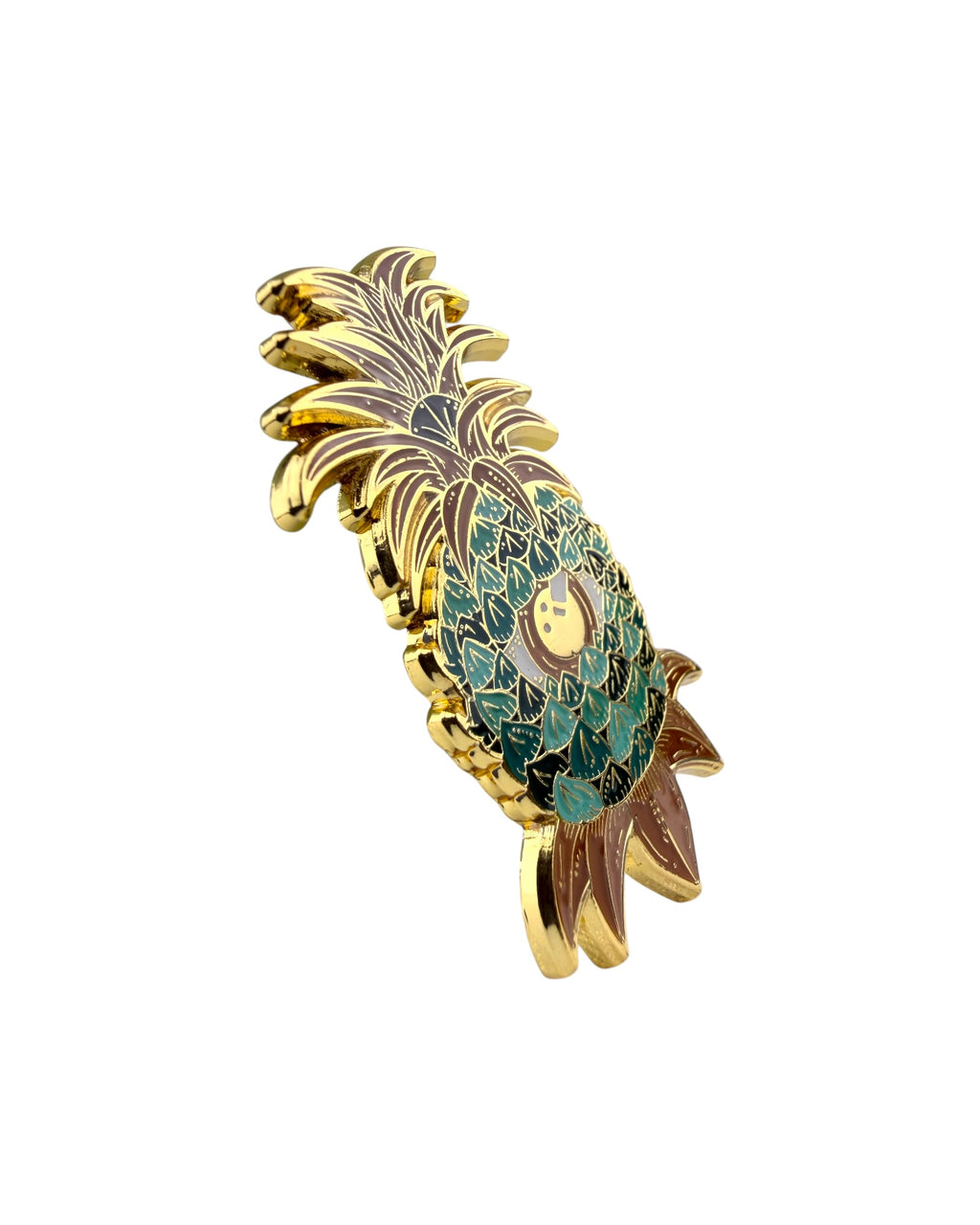 Third Eye Pineapple Pin - Gold Anodized