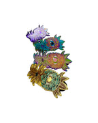 Third Eye Pineapple Pin - Gold Anodized
