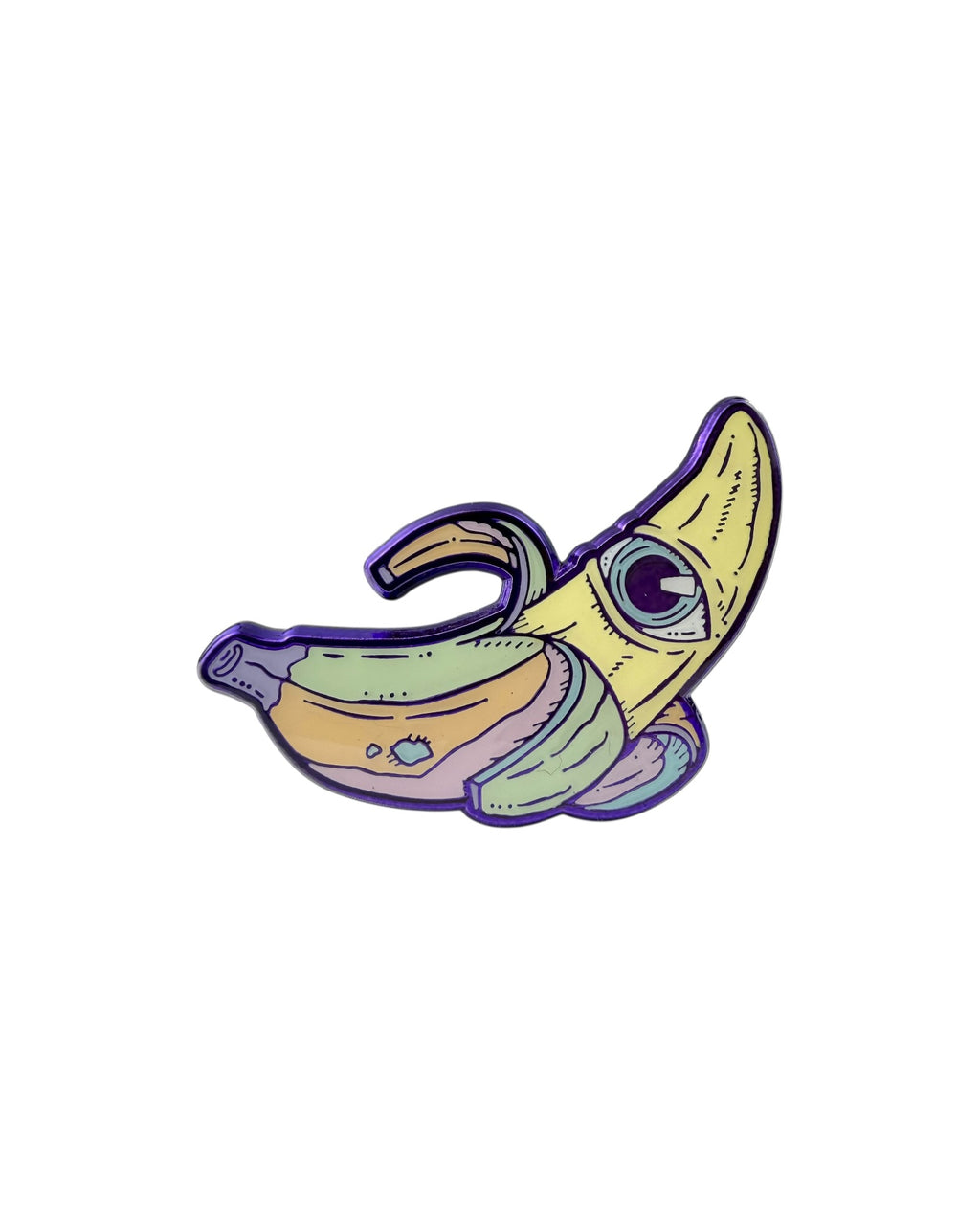 Third Eye Banana Pin - Purple Anodized
