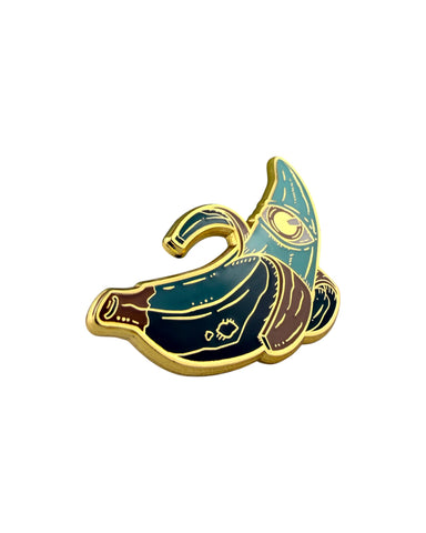 Third Eye Banana Pin - Gold Anodized