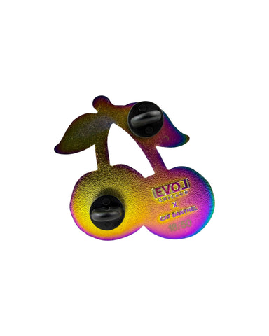 Third Eye Cherry Pin - OG Rainbow Anodized