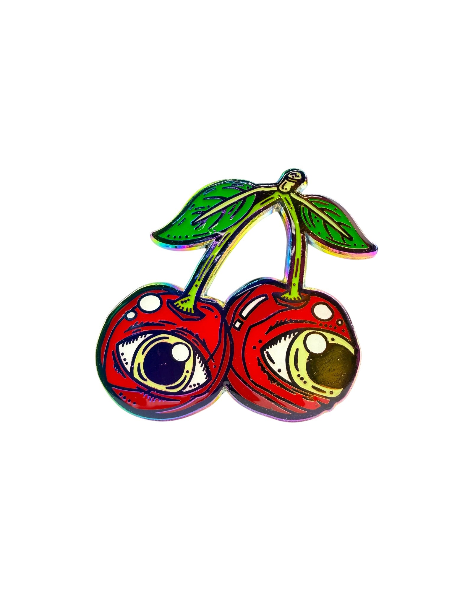Third Eye Cherry Pin - OG Rainbow Anodized Main image