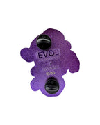 Oyster Eye Mushroom Pin - Purple Anodized
