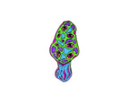 Morel Mushroom Pin - Neon Rainbow Anodized