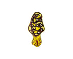 Morel Mushroom Pin - Gold Anodized