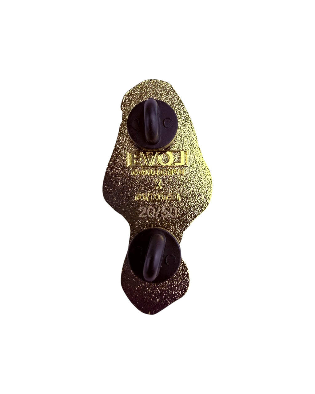 Morel Mushroom Pin - Gold Anodized