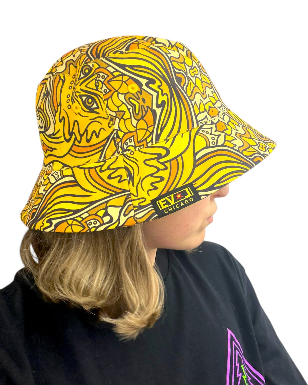 Majestic Sage Elephant Bucket Hat