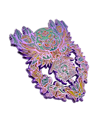 Midnight Guardian Pin - Purple Anodized