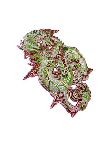 Nimbus Dragon Pin - Pink Anodized