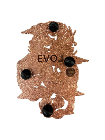 Nimbus Dragon Pin - Peach Anodized