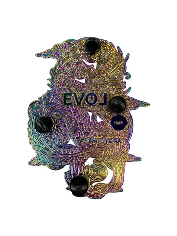 Nimbus Dragon Pin - Rainbow Anodized