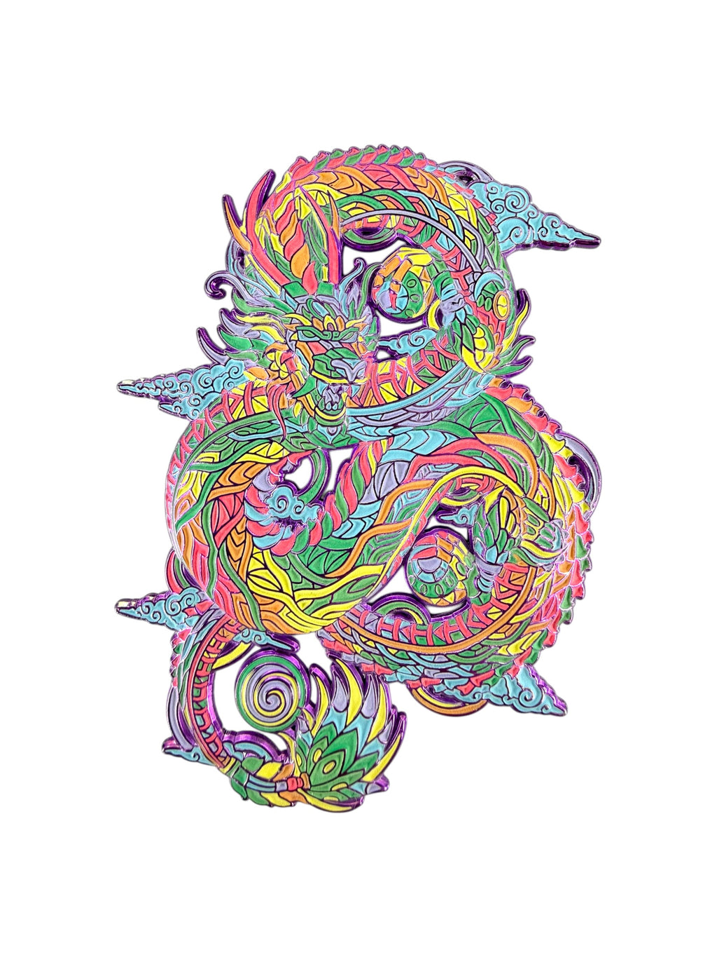 Nimbus Dragon Pin - Purple Anodized