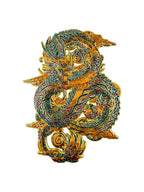 Nimbus Dragon Pin - Gold Anodized
