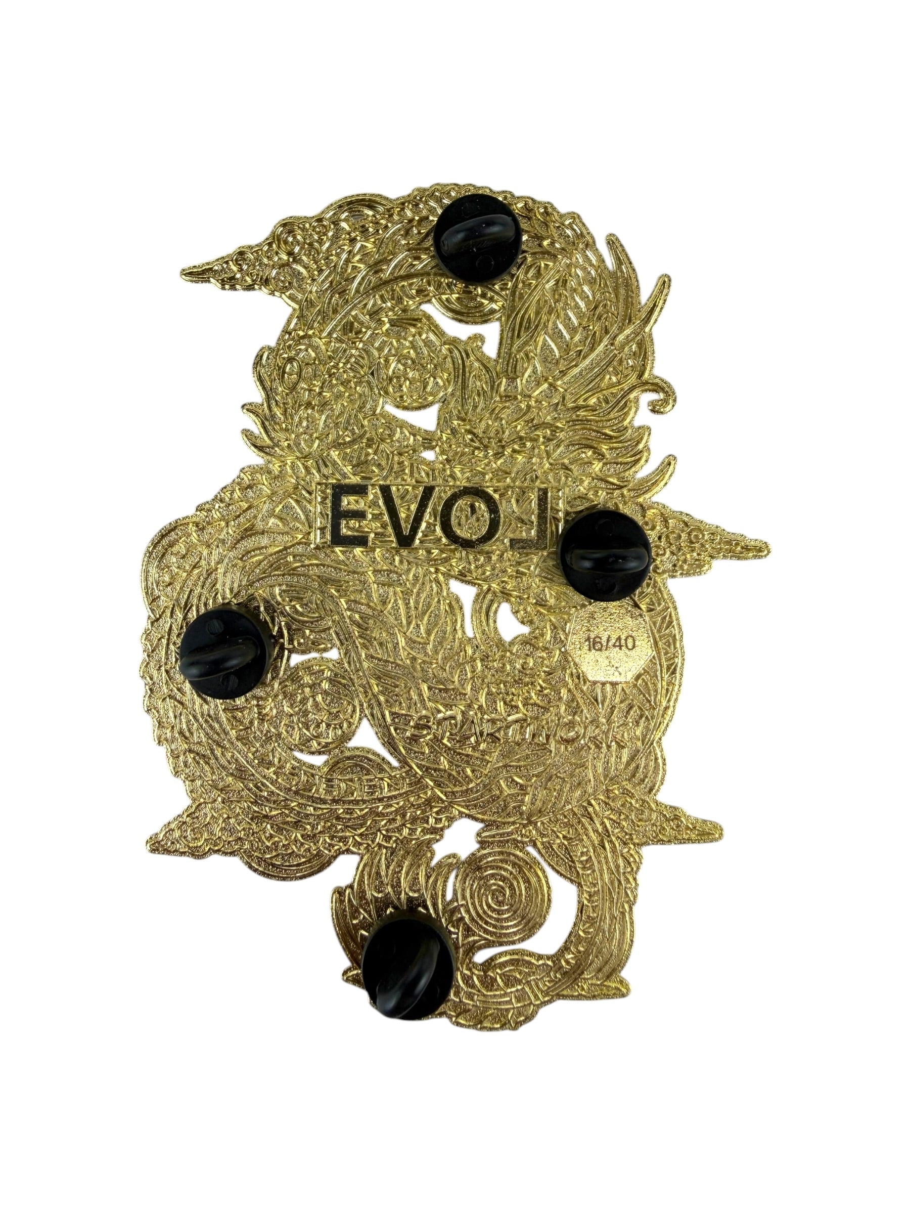Nimbus Dragon Pin - Gold Anodized