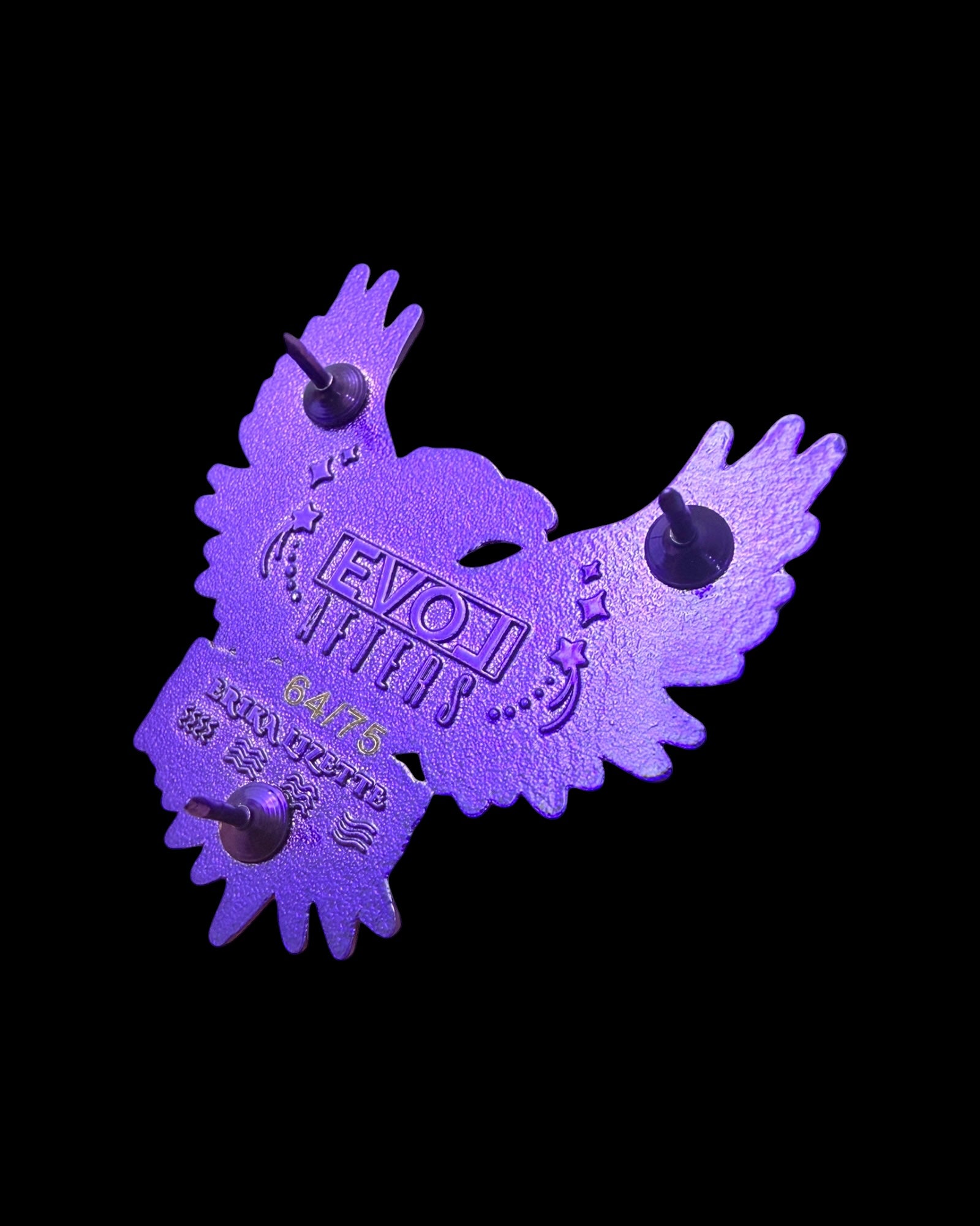 EVOL AFTERS Seer Pin Small - Green & Purple