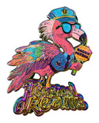 Bacon Patrol Flamingo Pins