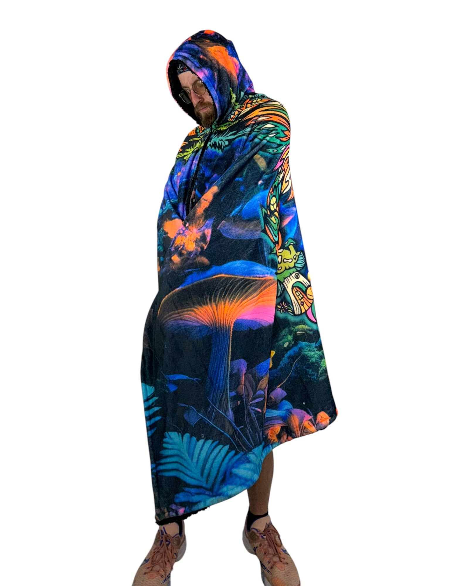 Midnight Guardian Hooded Blanket