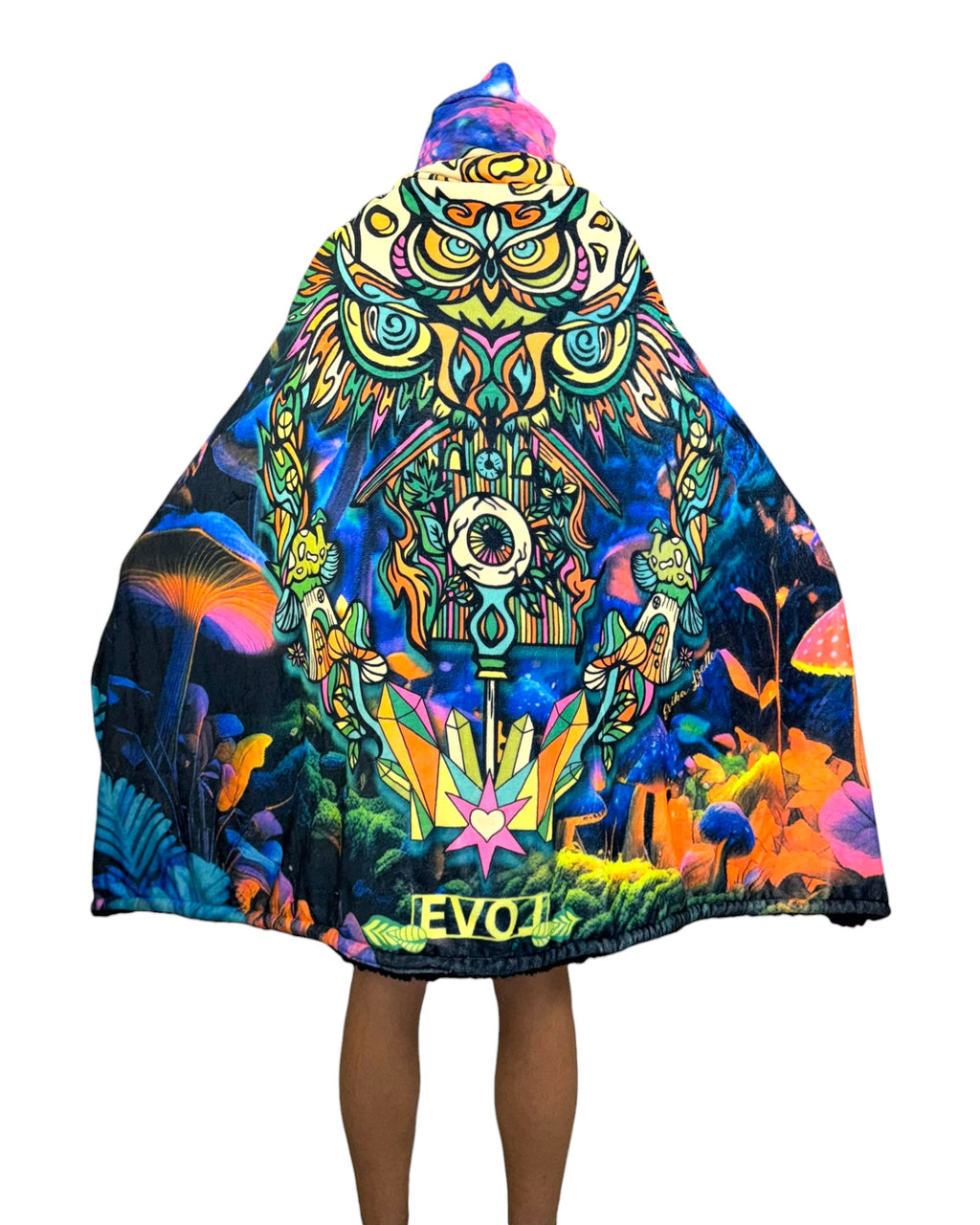 Midnight Guardian Hooded Blanket