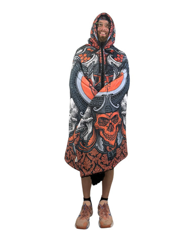 Time Keeper Hooded Blanket
